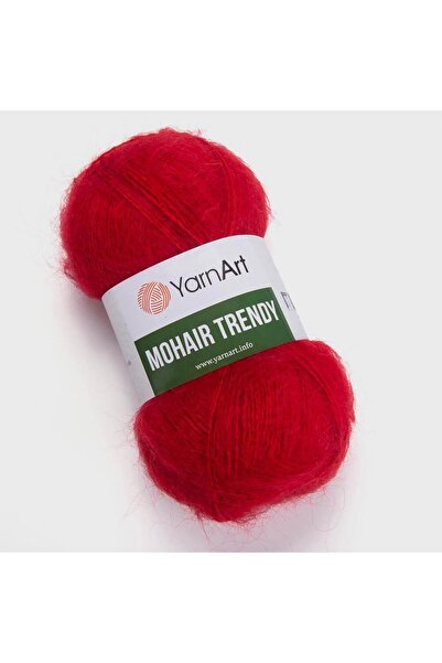 Yarnart MOHAIR TRENDY - EL ÖRGÜ İPİ KIRMIZI-105
