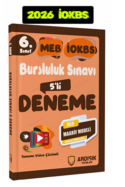 Ardışık Yayıncılık 6. Sınıf Bursluluk Deneme Sınavı