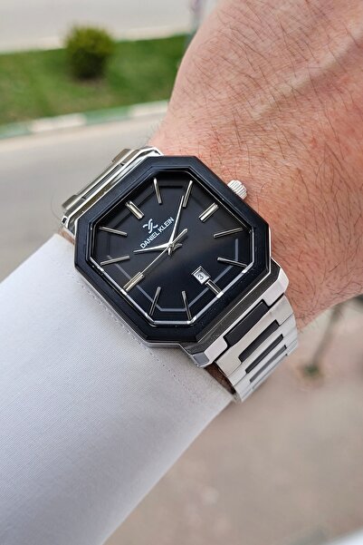 Daniel Klein Gray Black Color Adjustable Cord Men's Wristwatch