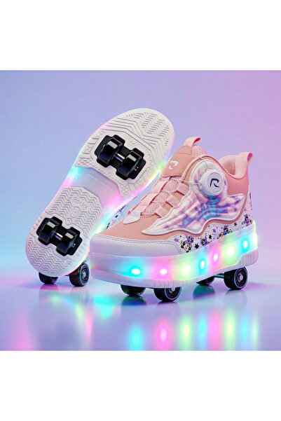 ROCKY أحذية تزلج مضيئة للأطفال بتقنية LED – حذاء بنعل طبي