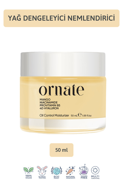 ORNATE Su Bazlı Nemlendirici Krem, Onarıcı, Karşıtı, Yağlı, Karma, Aşırı Yağl...