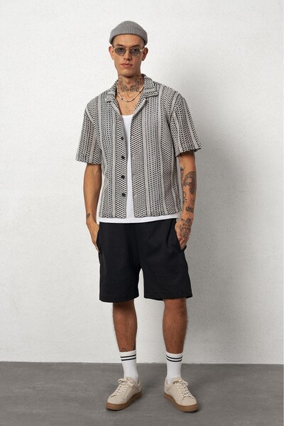 Plus Eighteen Ethnic Knitwear Men's Shirt