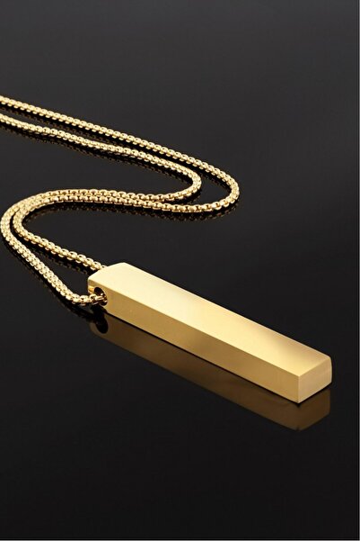 No Future Steel Bar Necklace Ft2212Al