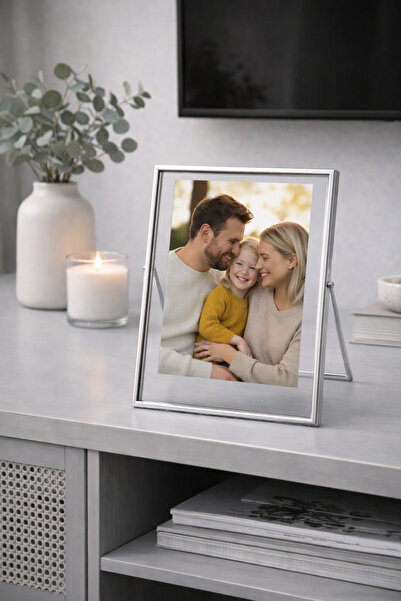 MİS KİTCHEN A4 Compatible Metal Glass Photo Frame Decorative Frame Modern Pic...