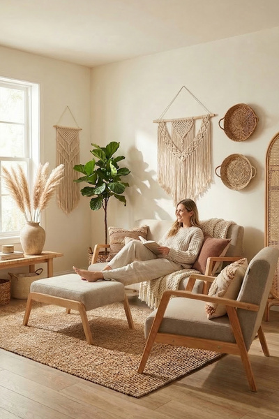 Zem Pavia Çay Seti Natürel Ahşap, Sütlü Kahve (1 ADET IKİLİ BERJER 1 ADET TEK...