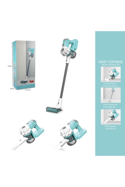 nenniden store Pilli Sesli Vakumlu Dikey Elektrik Süpürgesi Çekme Özellikli E...