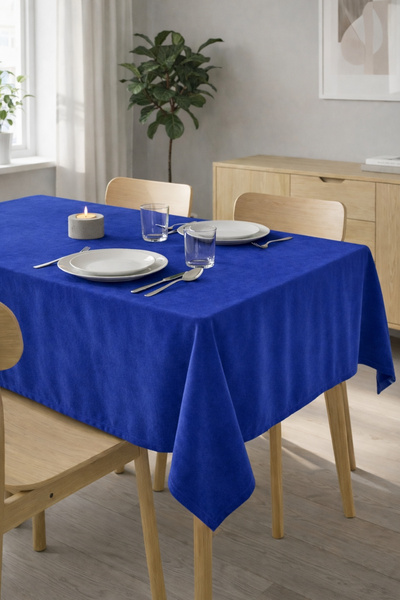 Cortibo Barcelona Velvet Textured Tablecloth - Parliament Style