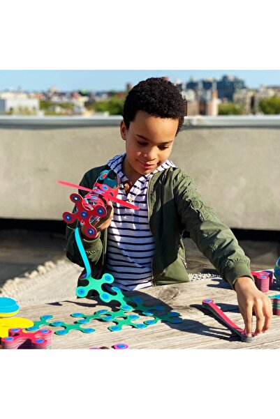 Arabest 42-Piece Magnetic Building Toy, Flexible Modular Shapes for STEAM Lea...