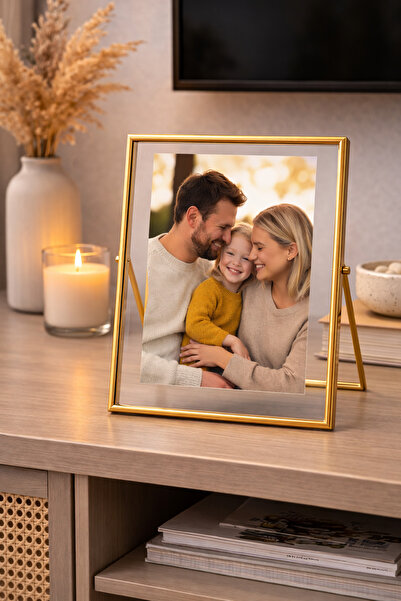 MİS KİTCHEN A4 Compatible Metal Glass Photo Frame Decorative Frame Modern Pic...