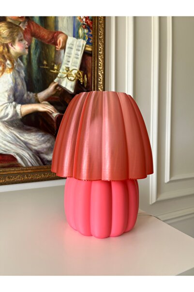 Lumba Design Balkabağı Motifli Gece Lambası Dekoratif Abajur