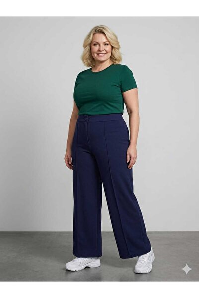 PAWWY Γυναικείο Χιτζάμπ Μεγάλο Μέγεθος ελαστικό ύφασμα Παντελόνι Παλόζο με Ελ...