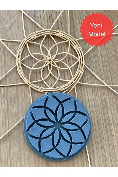 Mady Aksesuar Rattan Örme Kalıbı, Şablon, Pattern, Template Model No -27