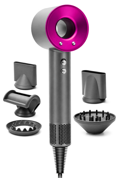 Venenon Ionic Hair Dryer with 5 Heads Professional Blow Dryer with Diffuser Pink