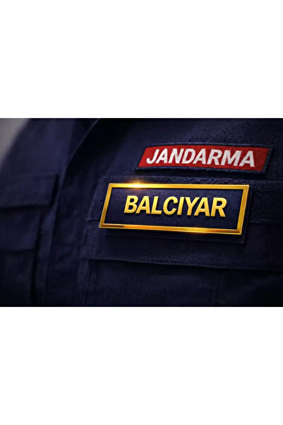 Outdoor One Jandarma Asayiş Askeri İsimlik Çırtlı Üniforma İçin – 001