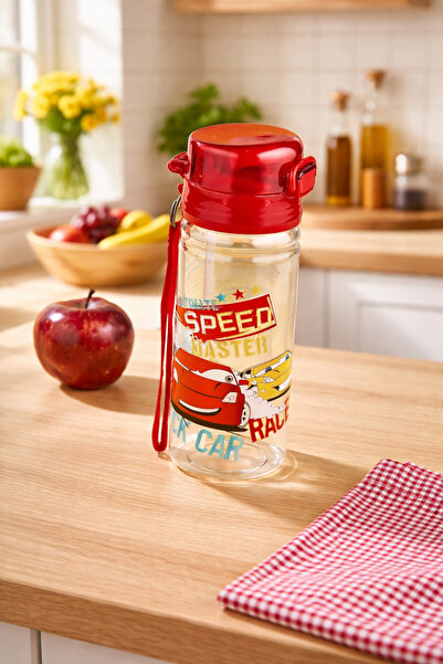 Charlotte Candle Çocuk Matara Suluk 500 ml Speed Car Arabalı Desenli Pipetli ...