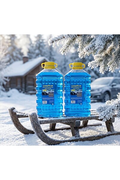 Goodyear -22 KIŞ ANTİFİRİZLİ 2'Lİ SET CAM SUYU 3 LT (2 x 3 Litre)