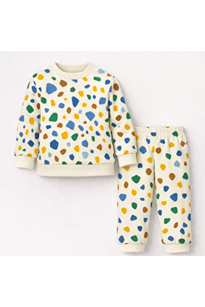 Bubito Colorful Baby&Child Cotton 2-Piece Bottom and Top Set-Multicolor