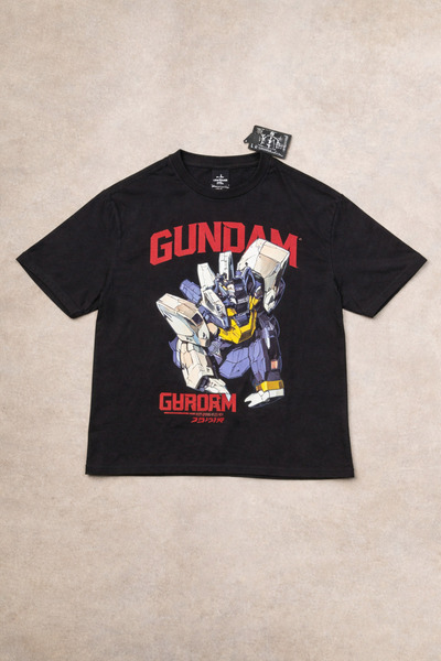 Overdrive تيشيرت غاندام سايبرغ إكس أسود بأكمام قصيرة 2465