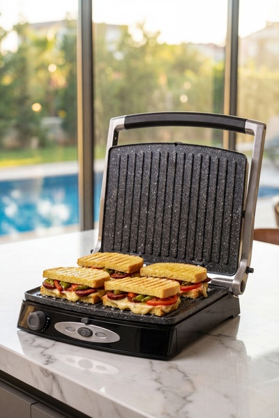 ACAR Ultimate Pro Pressio Grill and Toaster Inox - 2000 W