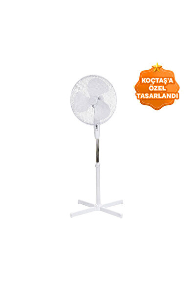 Opp Ayaklı 40 cm Beyaz Vantilatör 45 Watt 90 Derece
