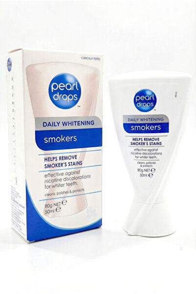Pearl Drops Smokers - Sigara İçenler İçin Leke Çıkarıcı Jel Diş Macunu, Nikot...