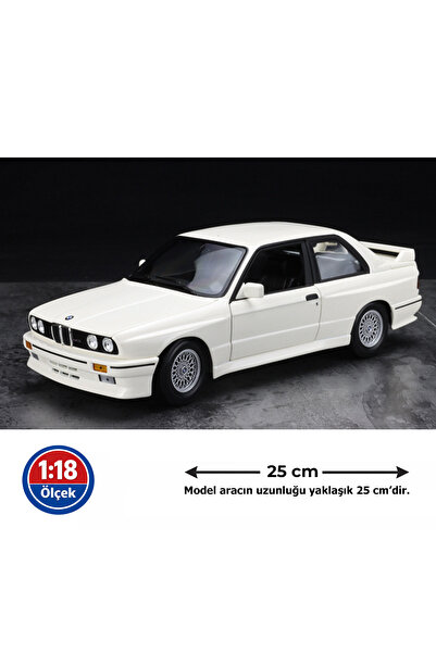 Minichamps 1:18 Ölçek 1987 Bmw 3 Serisi M3 E30 Diecast Metal Minyatür Model A...