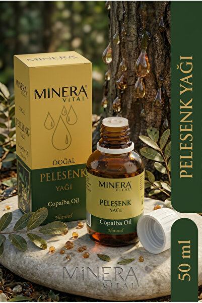 MİNERA VİTAL Pelesenk Yağı 50 ml (Balsam Oil) Damlalıklı Cam Şişe