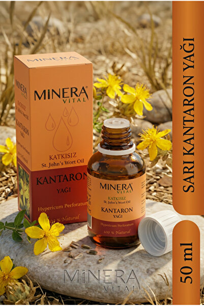 MİNERA VİTAL Sarı Kantaron Yağı 50 ml (St. John's Wort Oil) Saf Zeytinyağı il...