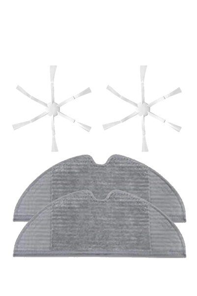 Roborge Xiaomi Vacuum Mop 2 - Aspirator robot, set de 4 piese de schimb (STYT...