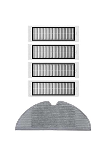 Roborge Xiaomi Vacuum Mop 2 - Robot aspirator, set de 5 piese de schimb (STYT...