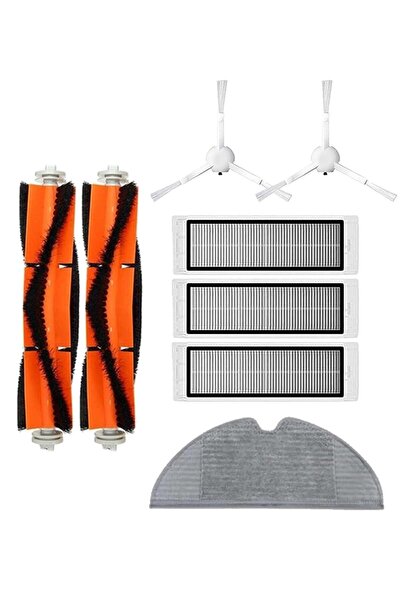 Roborge Set de 8 piese de schimb compatibile cu aspiratorul robot Xiaomi Vacu...