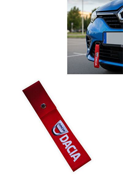 TUSBA MARKET Dacia Uyumlu Çıt Çıtlı Tampon Dili Çeki İpi | Spor Görünümlü Oto...