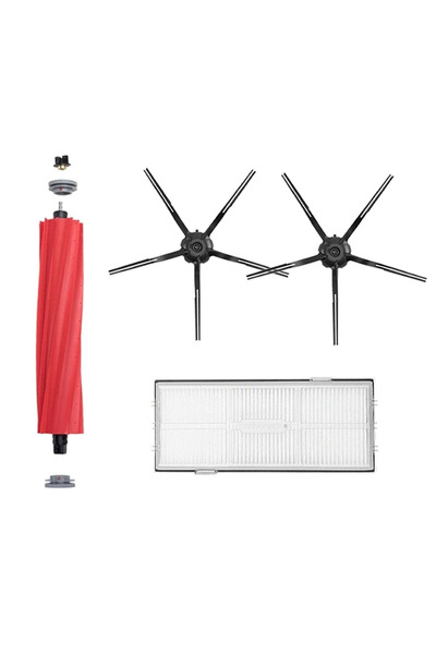 Roborge مجموعة قطع غيار مكونة من 4 قطع متوافقة مع المكنسة الكهربائية Roborock...