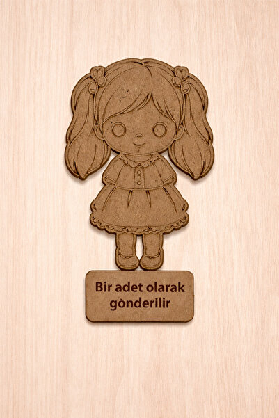 Tuvalia 1 adet KİZ Ahşap Boyama Ahşap Oyuncak Aktivite Karne Hediyesi Yaz Oku...