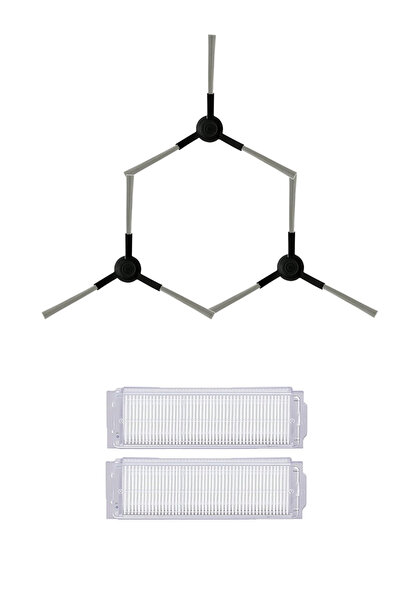 Roborge Xiaomi Vacuum Mop 2S - Robot aspirator, set de 5 piese de schimb (XMS...