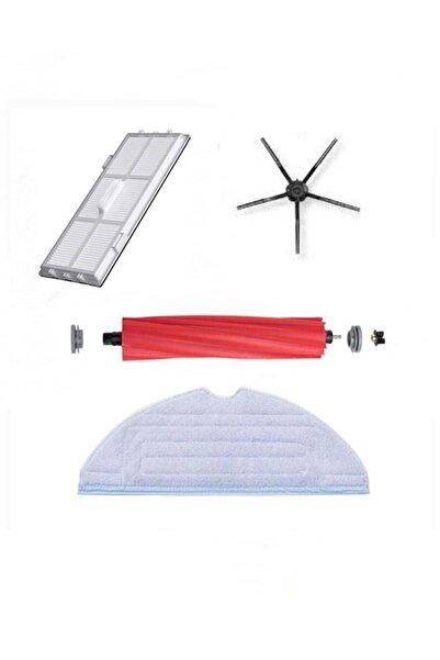 Roborge Set de 4 piese de schimb compatibile cu aspiratorul robot Roborock S7+