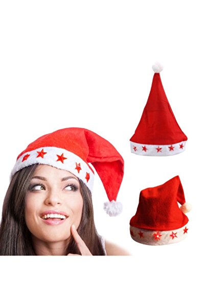partidolu Star Light Fiber Santa Claus Hat 2 Pieces