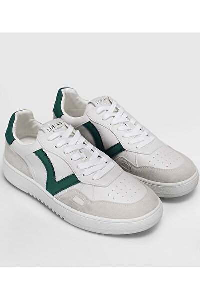 Lufian 111230325 Vernon sneakerși Pantofi pentru bărbați piele VERDE