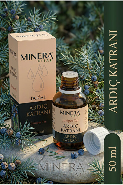 MİNERA VİTAL Juniper Tar 50 ml (Juniper Tar) Glass Bottle with Dropper