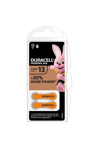 Duracell baterii pentru aparate auditive HA ZA13 6 buc