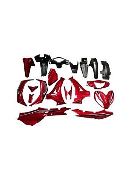 Kuba CUP100 EGE KAPORTA SETİ KIRMIZI 18 PARÇA