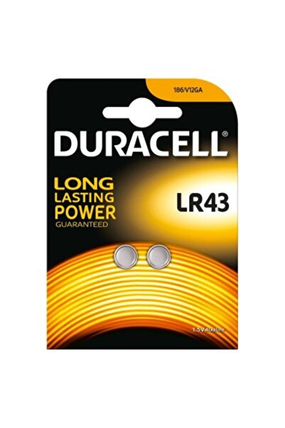 Duracell Baterii simple AG12, LR43, 1.5V 2 buc
