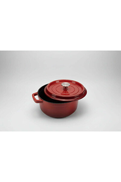 dealshopromania Enameled cast iron pot with lid Hausberg HB-H746, capacity 5 ...