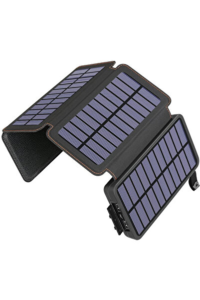 Linomag External Solar Battery, Power Bank 20,000 mAh, Waterproof, 4 Panels, ...