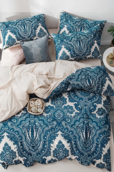 İQON طقم غطاء لحاف مطاطي مزدوج - SHALL PETROL