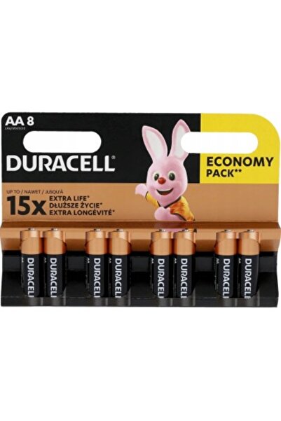 Duracell Baterii alcaline R6 Basic, AAK8, 8 buc.