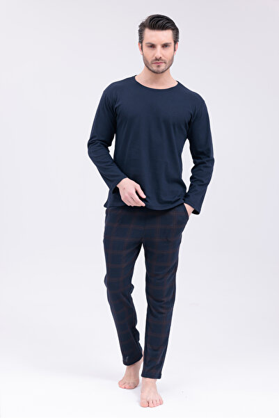 Pijamasoft  Erkek Cepli Uzun Kol Pijama Takımı