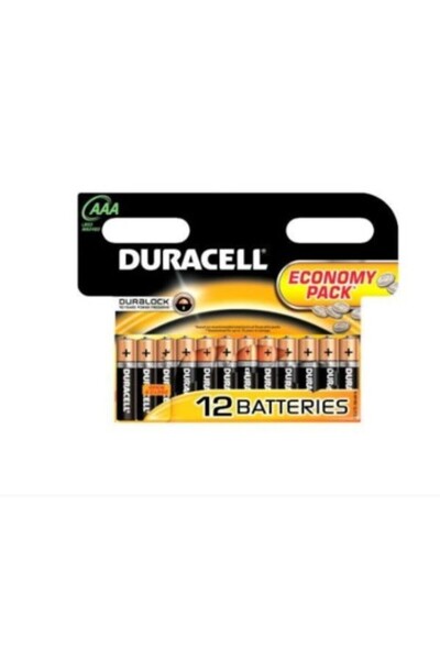 Duracell R3 Basic, baterii alcaline AAAK12, 12 buc.