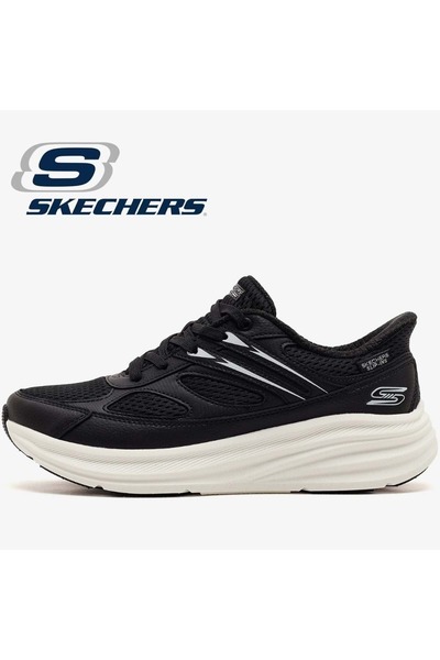 SKECHERS Bobs Skıllz 117757 Unisex Spor Ayakkabı SİYAH-BEYAZ