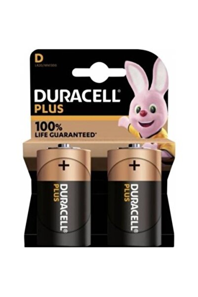 Duracell Baterii alcaline R20 Basic D/LR20 1.5V 2 buc